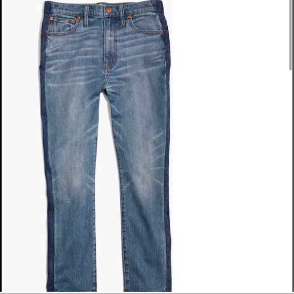 MADEWELL JEANS WITH STRIPE!! - Picture 2 of 8